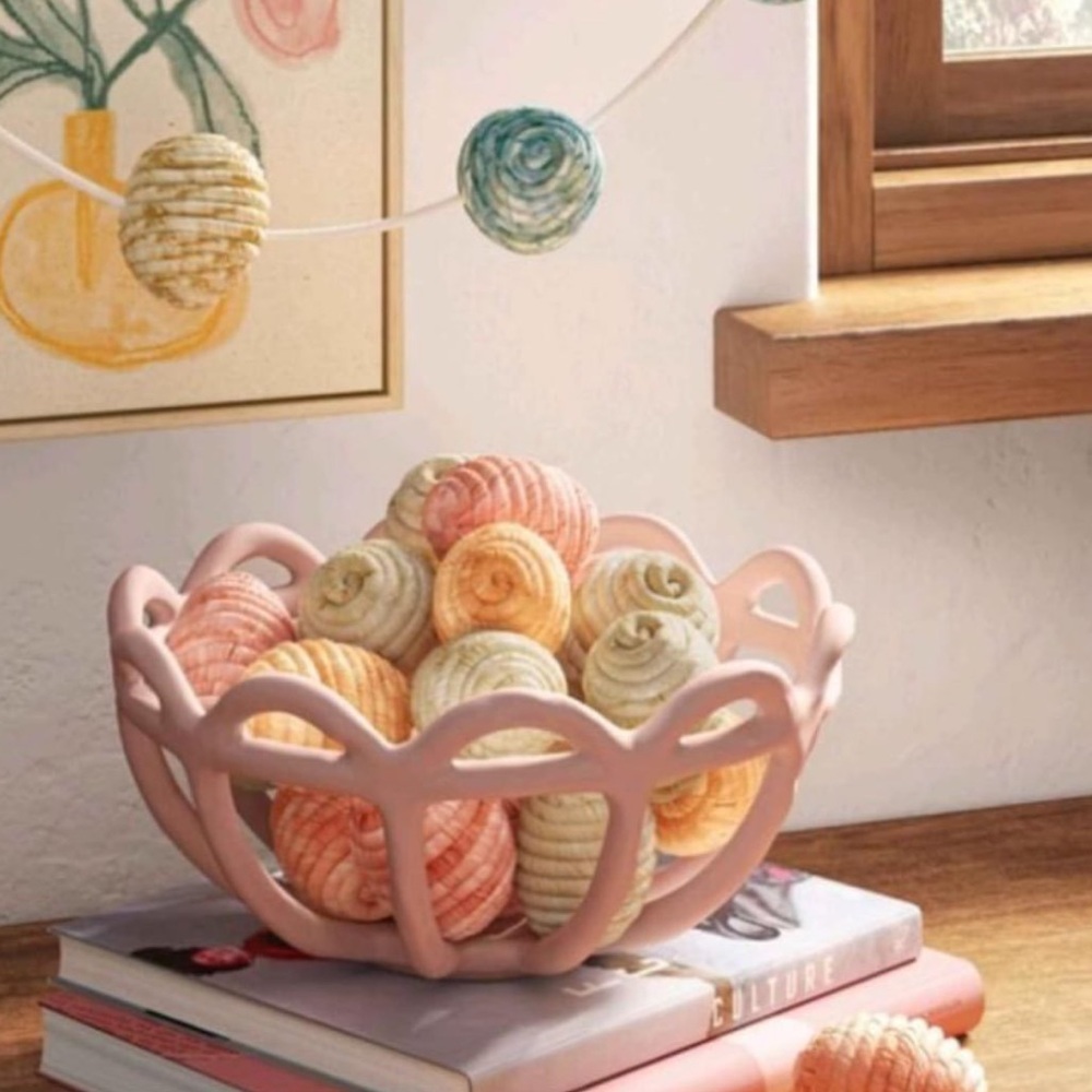 Opalhouse pink boho decorative eggs